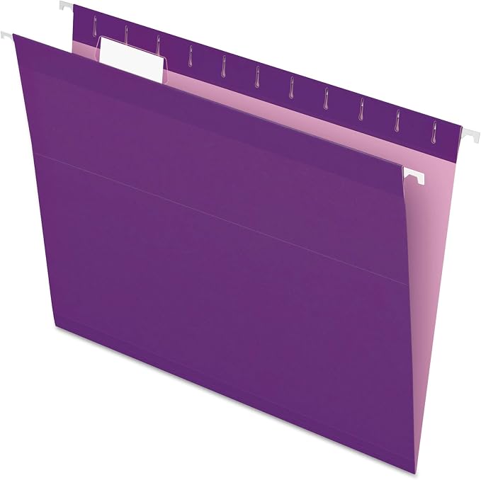 Pendaflex Reinforced Hanging File Folders, Letter Size, 1/5 Cut by TOPSProducts