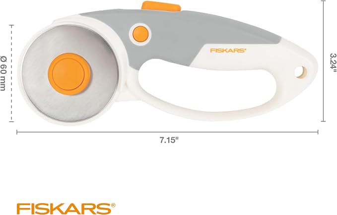 Fiskars 60mm Rotary Cutter for Fabric - Image 6