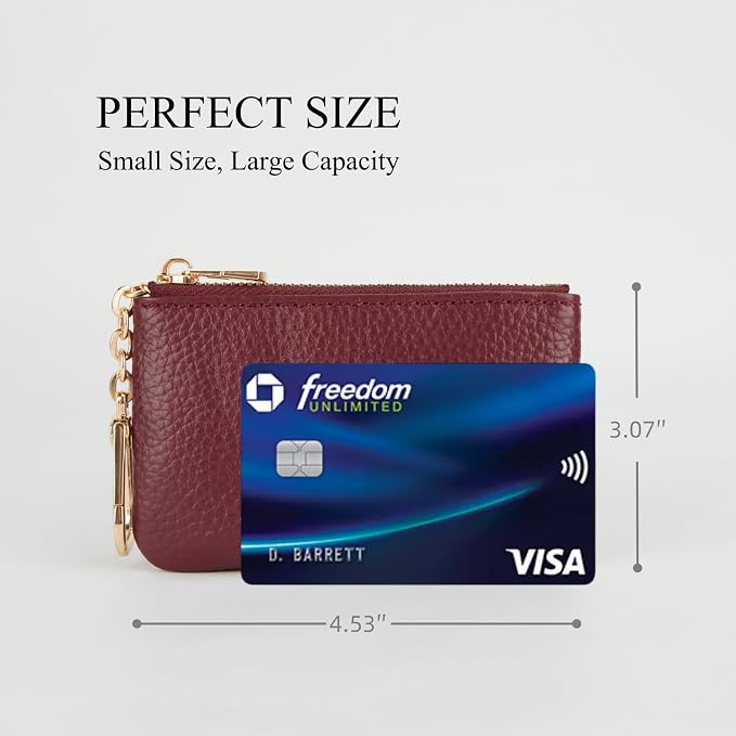 Full Grain Leather Coin Purse - Image 3
