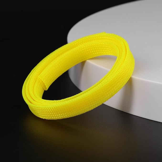 25ft PET Expandable Braided Cable Sleeve 1/4inch Pet Braided Cable Sleeve - Image 3