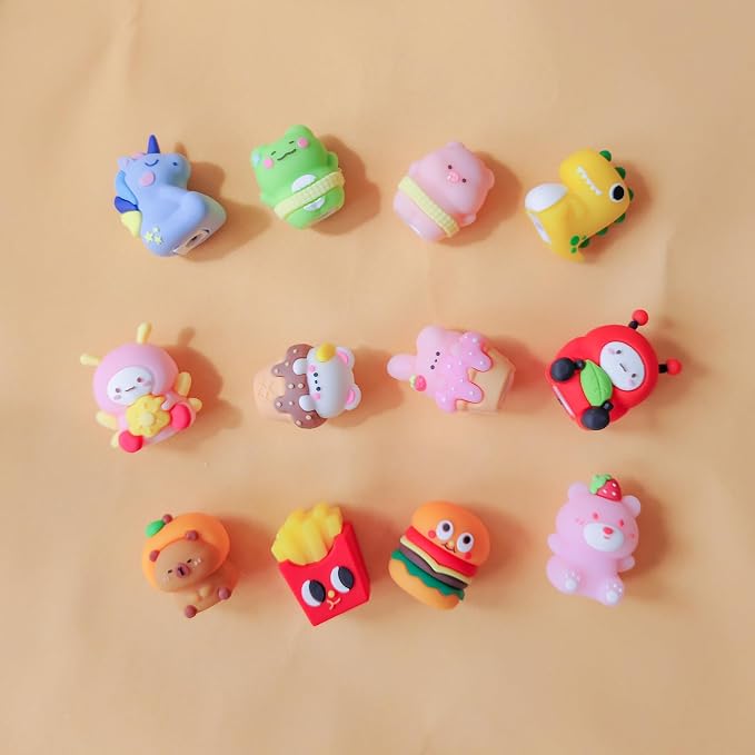 12 pcs Fun Pencil Sharpener for Kids Cute Pencil Sharpener Bulk Kawaii Manual - Image 7