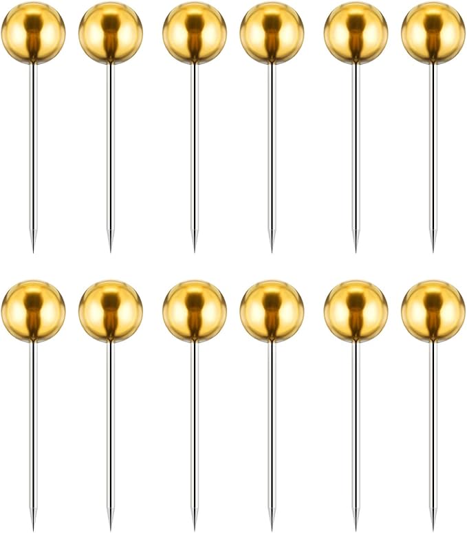 WILLBOND 500 Pack Map Push Pins Map Tacks Small Round Head Push Pins Thumb Tacks - Image 3