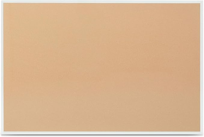 Staples Cork Bulletin Board, Aluminum Frame by Staples