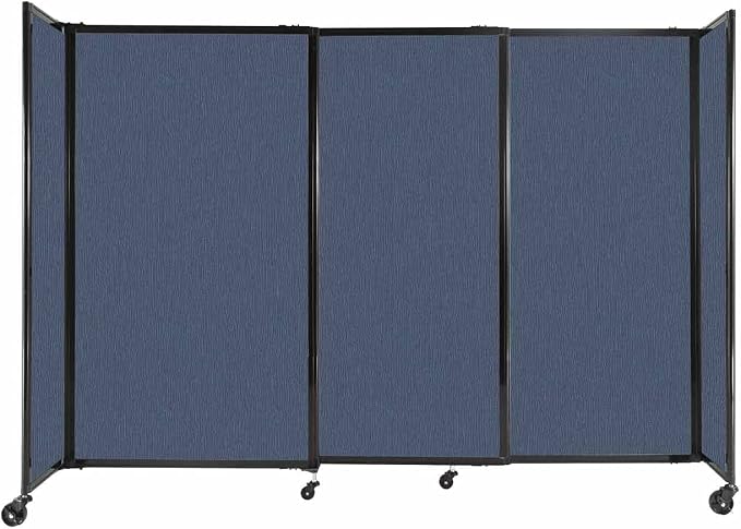 Versare Straightwall Sliding Portable Wall Partition | Freestanding Office by VERSARE