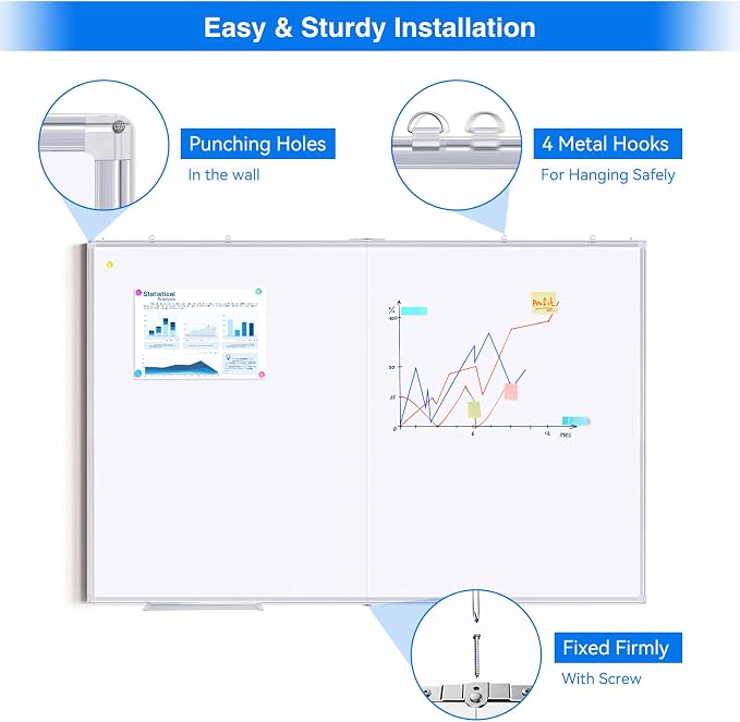 Magnetic White Board Dry Erase Board - Image 4