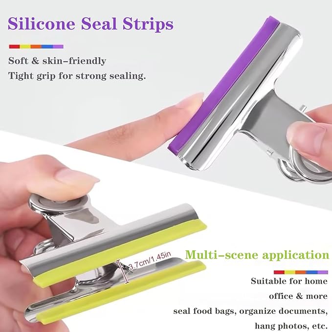 3 Inch Extra Large Bulldog Clips Covered - Image 3