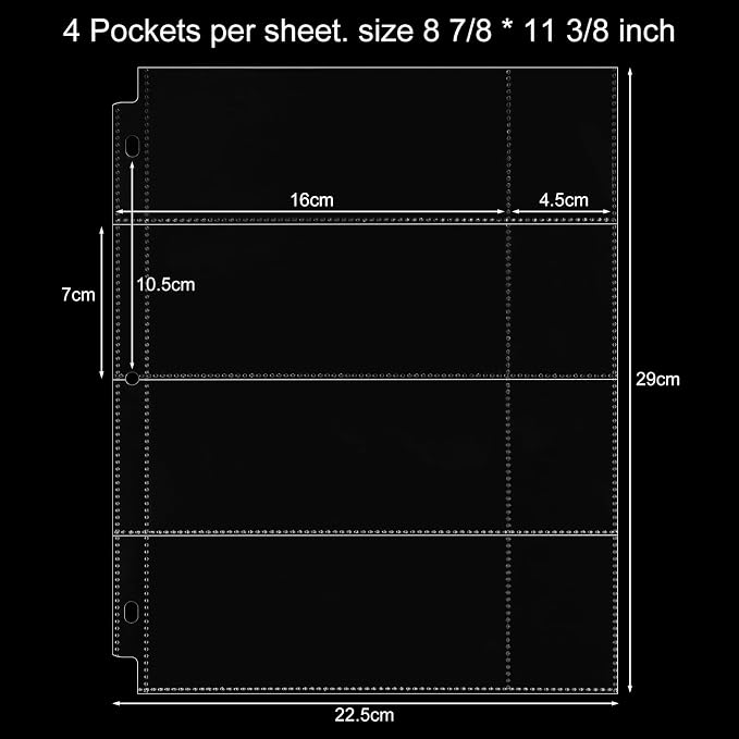Chengu 24 Pcs 4 Pocket Currency Sleeves - Image 7