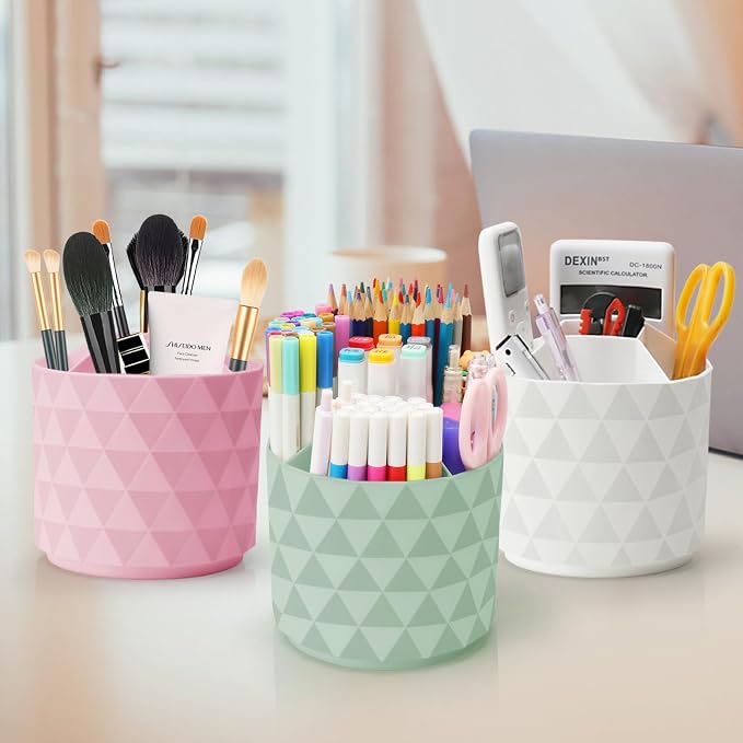 Desk Organizer, 360-Degree Rotating Pencil Pen Holders - Image 8