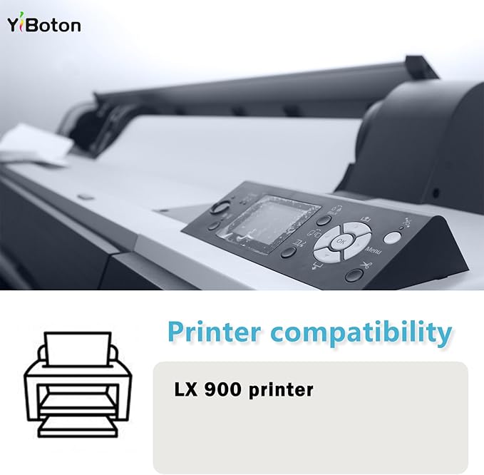 High Yield LX900 LX-900 Ink Cartridge Replacement for Primera 53422 53423 53424 53425 Used for Primera LX900 Printer Ink (4-Pack Black Cyan Magenta Yellow)-DeskLoop Office