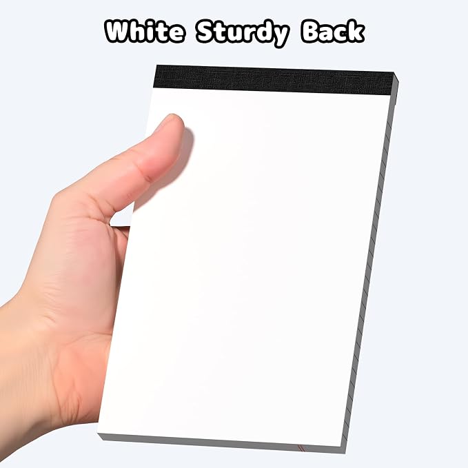 6 pcs Note Pads Legal Pads 5x8, Notebook College Ruled, 6 Pack Micro Perforated - Image 5