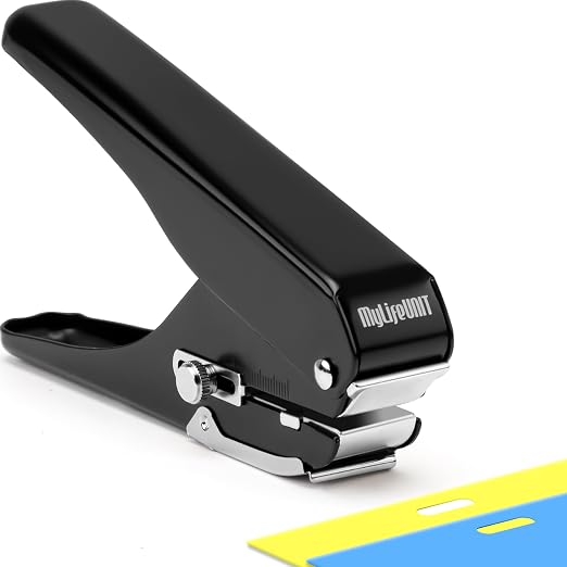 MyLifeUNIT Badge Hole Punch, Slot Puncher by MyLifeUNIT