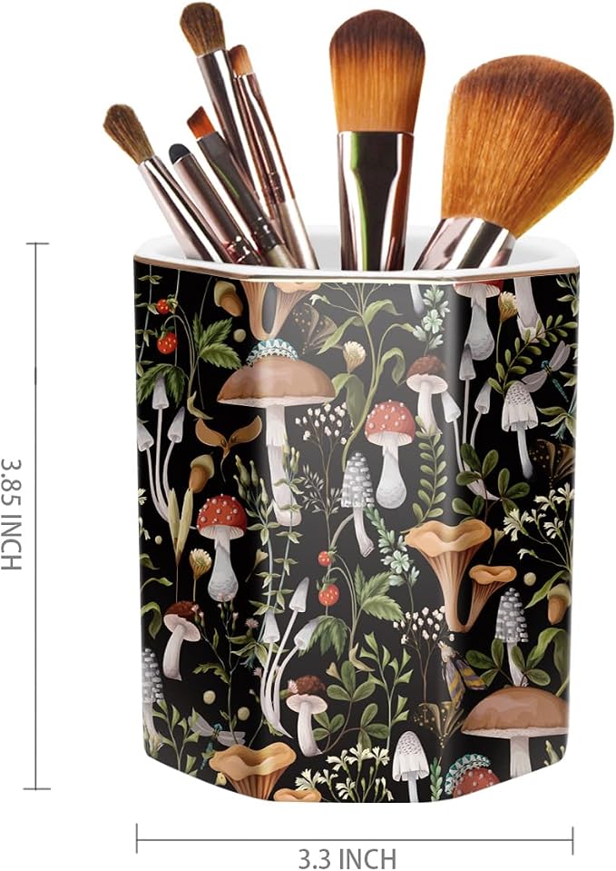 Cute Ceramic Pen Holder for Desk, Pencil Pen Cup, Makeup Brush Holder, Desktop - Image 2