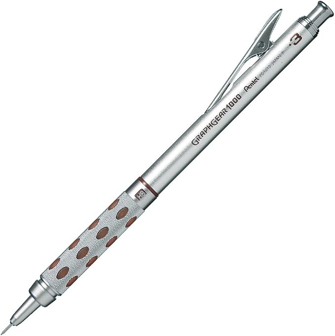Pentel Graphgear 1000 Mechanical Drafting Pencil 0.3mm Brown by PentelofAmerica