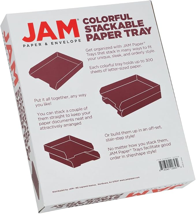 JAM PAPER Stackable Paper Trays - Image 7