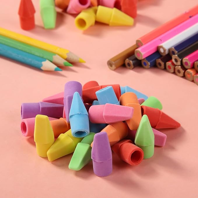 Pencil Top Erasers, for Pencils Toppers for Home Office Studying Supplies for - Image 6