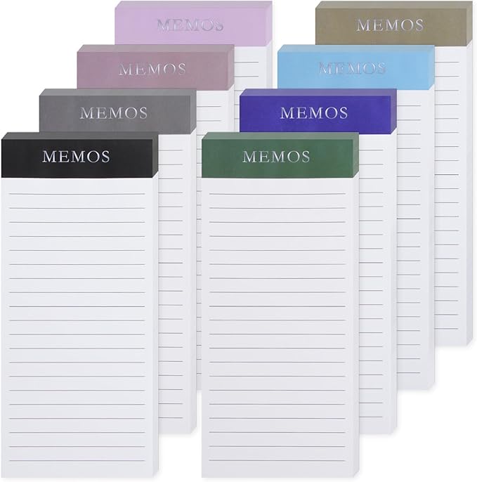 FLIPPED 8 Pack Magnetic Notepads by FLIPPED