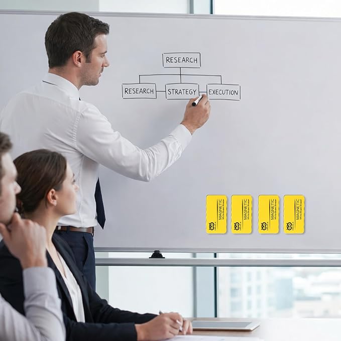 OWLKELA 8Pcs Dry Erase Erasers, Magnetic Whiteboard Eraser - Image 6