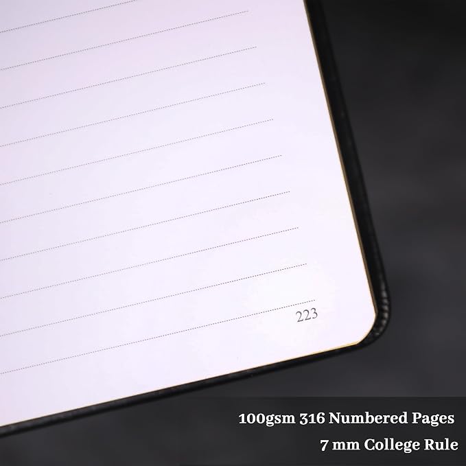 TIEFOSSI Lined Journal for Women Men, Vintage Notebooks - Image 3