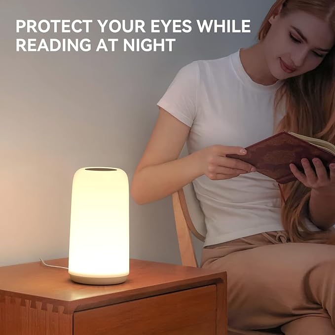 Touch Bedside Table LED Lamp, Birthday Gifts - Image 9