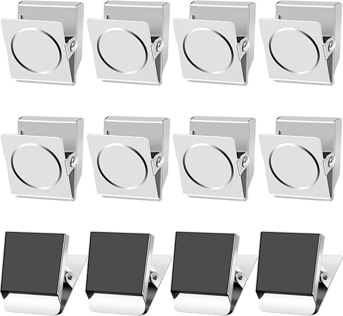Grtard 12 Pack Magnetic Clips Heavy Duty, Magnet Clips by Grtard