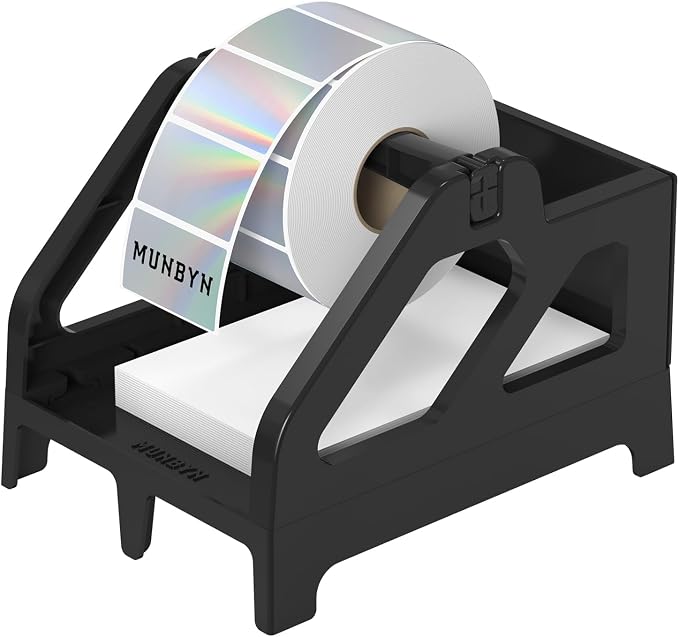 MUNBYN Label Holder for Rolls and Fan-Fold Labels, For Desktop Thermal Printer - Image 9