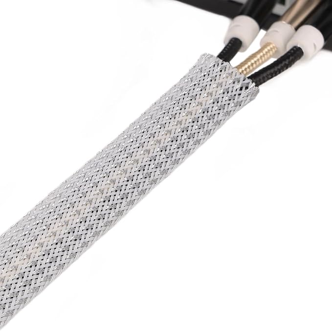 25ft PET Expandable Braided Cable Sleeve 1/2inch Pet Braided Cable Sleeve - Image 8