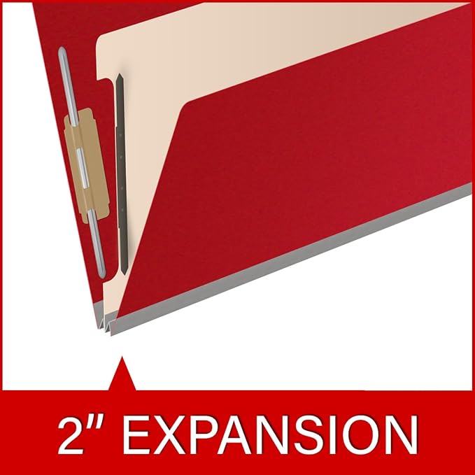 Ecom Folders Top Tab Pressboard Classification Folders | Legal Size 25 Pt Stock - Image 7