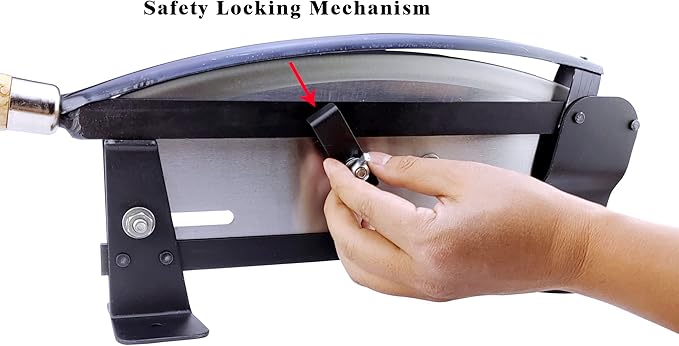Fresh Flower Stem Cutter, Stainless-Steel Flower Cutters for Stems, Heavy Duty 14 Inch Blade with Safety Latch, Commercial Grade Table Mountable Cutting Machine for Florists, Farmer, Floral Shop Use-DeskLoop Office