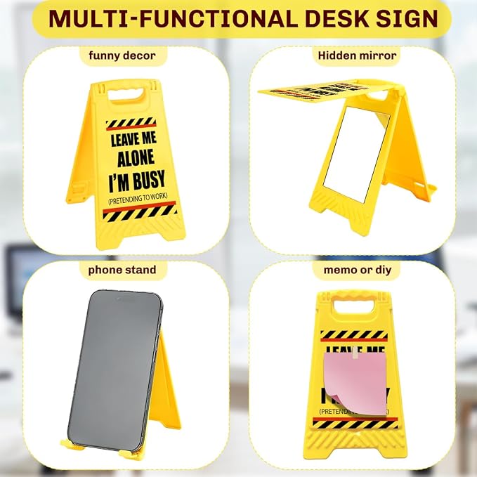 Funny Office Desk Accessories, Office Cubicle Decor, Desk Decor，Phone Holder - Image 3
