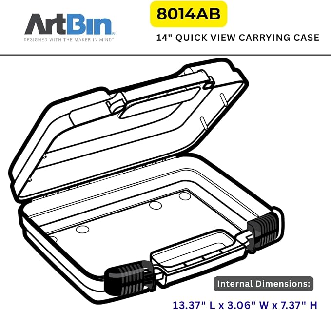 ArtBin 8014AB 14 Inch Quick View Carrying Case - 14 in. x 3.375 in. x 10.25 in. - Image 4