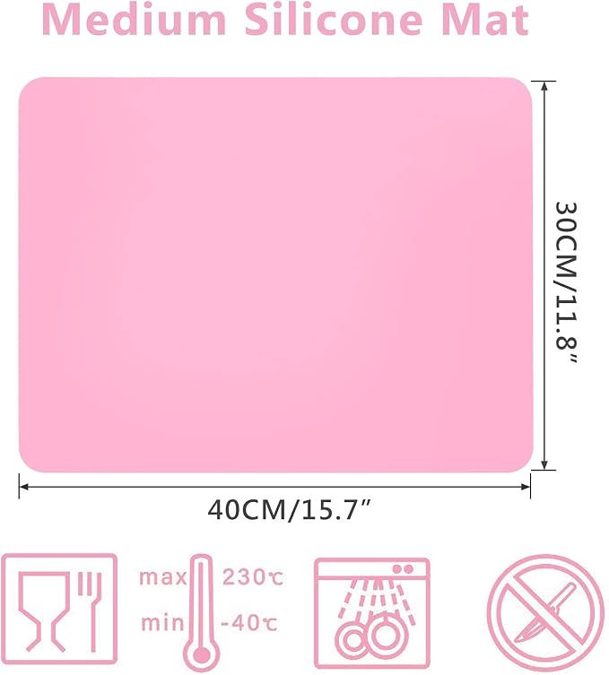 Gartful 3 PCS Nail Mats, Silicone Mat - Image 2