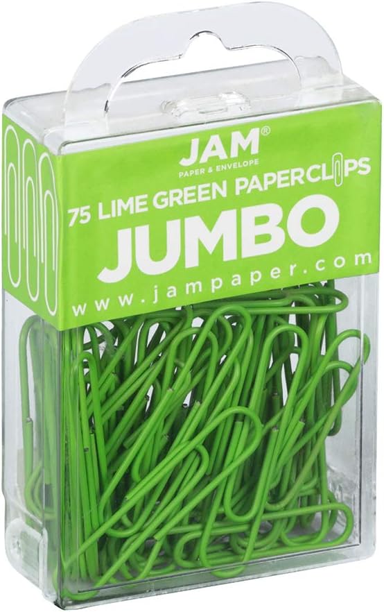 JAM PAPER Colorful Jumbo Paper Clips - Image 2