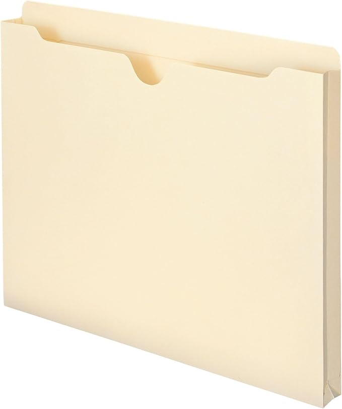 Smead File Jacket, Reinforced Straight-Cut Tab, Letter Size, 50 per Box by SMEAD