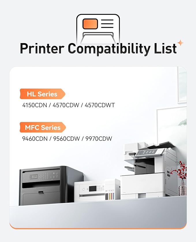 DR310CL Drum Unit(Not Toner)Replacement Compatible for Brother DR-310CL Imaging Drum Work with Brother HL-4140CW HL-4570CDW HL-4570CDWT 4150CDN MFC-9560CDW MFC-9970CDW 9460CDN Laser Printer All-in-One-DeskLoop Office
