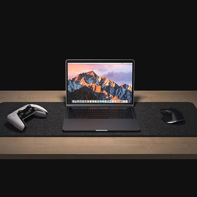 Felt Desk Mat | Computer Mat for Desk | Large Felt Mouse Pad and Keyboard Mat | - Image 5