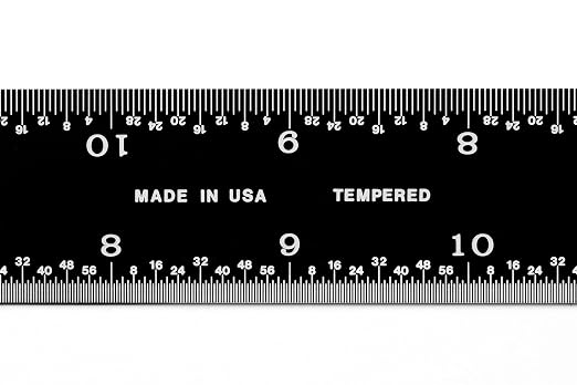 PEC Tools 18" Rigid Metal Ruler, Stainless Steel - Image 5