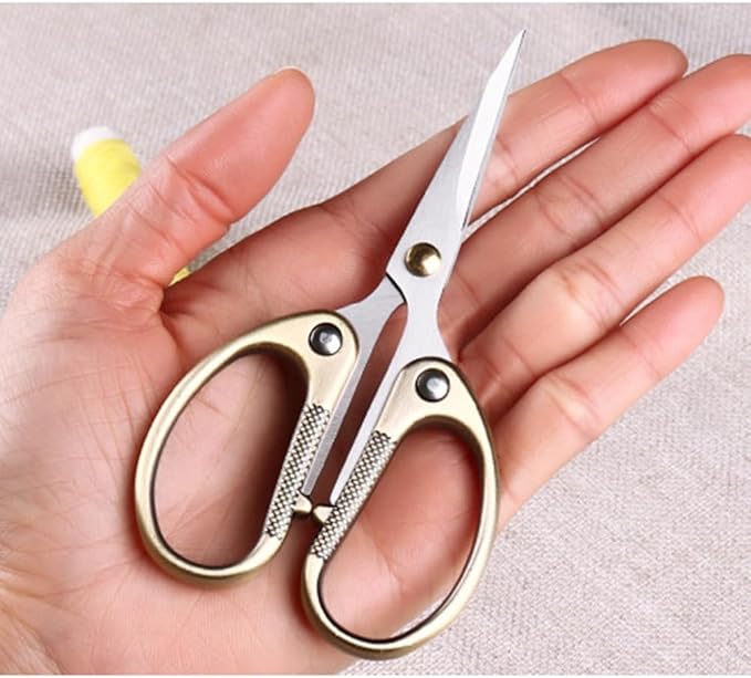 5" All Stainless Steel Office Scissors, Ultra Sharp Blade Shears, Sturdy Sharp - Image 8