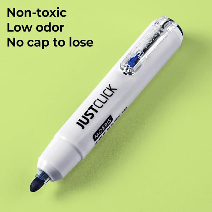 carrotez Retractable Dry Erase Markers, Click Dry Erase Whiteboard Markers - Image 3