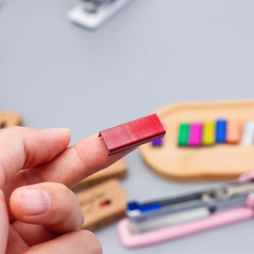 NatSumeBasics 8000 No.10 Colored Staples, Cute #10 Staple Refills - Image 4