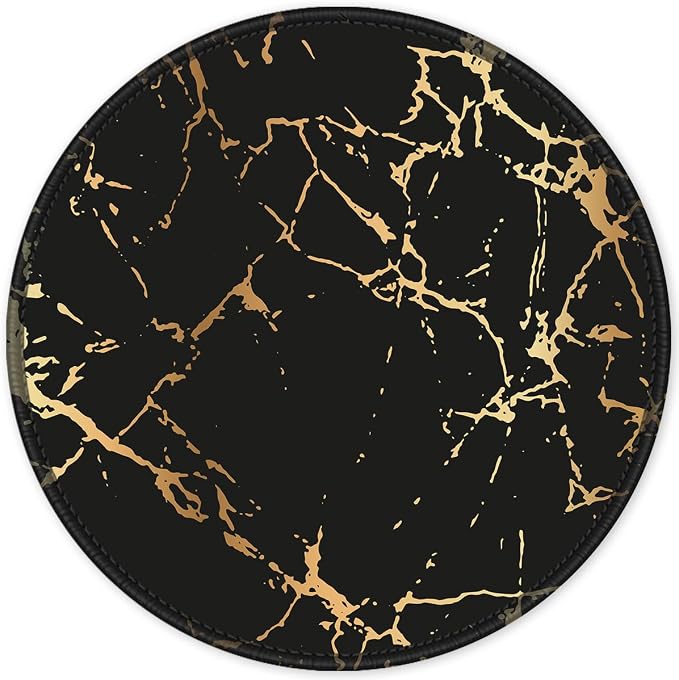 ITNRSIIET Round Mouse Pad with Stitched Edge Premium-Textured Waterproof by +ITNRSIIET