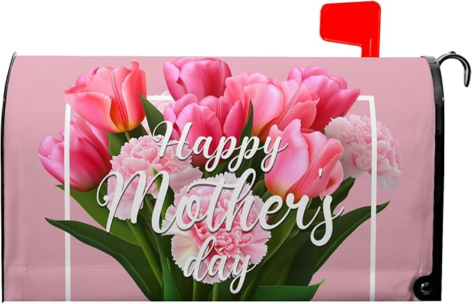 Happy Mothers Day Mailbox Cover Flowers Mailbox Covers Post Letter Box Cover by farg