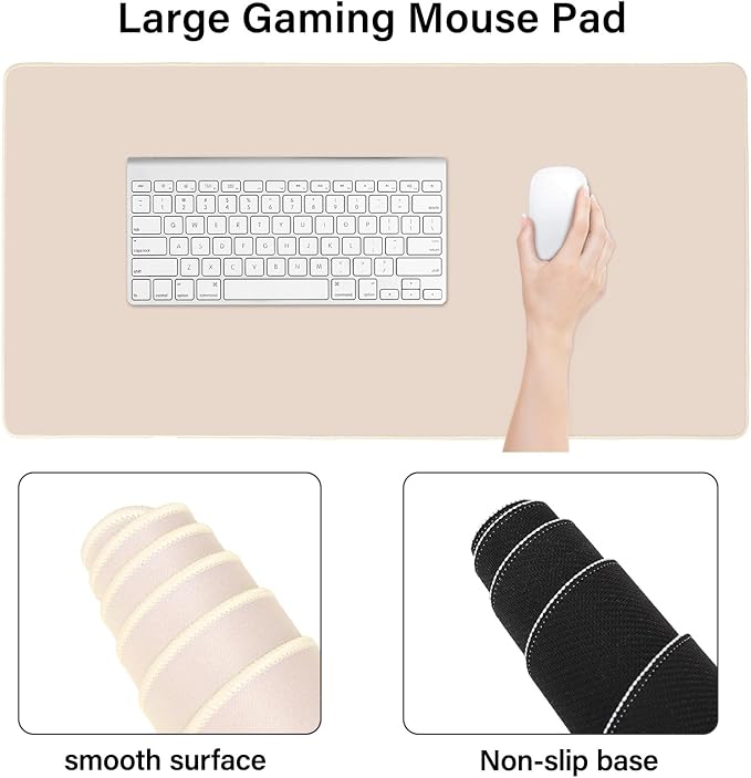 MOSISO Keyboard Mouse Pad Set, Large Gaming Mouse Pad&Rectangular Keyboard - Image 4