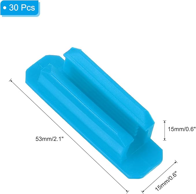 PATIKIL Pen Holder for Desk, 30 Pack Adhesive Pencil Holders Silicone Pencil - Image 2