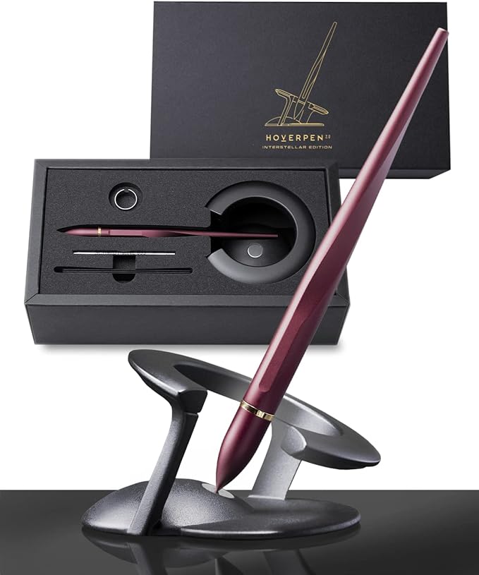 novium Hoverpen Interstellar - Unisex Ballpoint Pen, Mars Magma, 23.5 Degree Angle, Premium Design, Smooth Writing, No Spills-DeskLoop Office