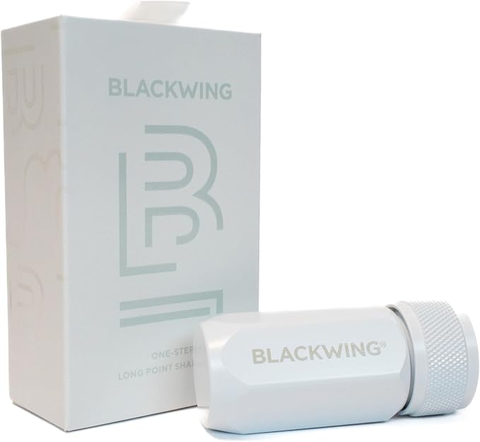 Blackwing One-Step Long Point Sharpener, German Steel Blade, Machined Aluminum by Blackwing
