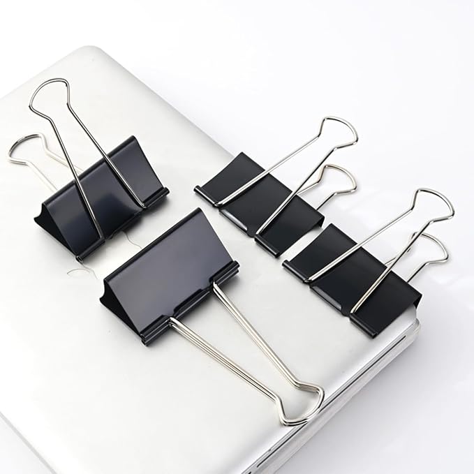 Jumbo Binder Clips, 3 Inch, Standard 75mm, Drawing Board Clips, Fold Clamp - Image 8