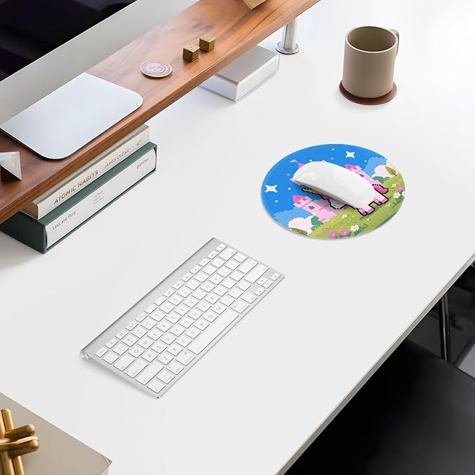 ITNRSIIET Mouse Pad Non-Slip Rubber Base Smooth Surface Stitched Edges - Image 7