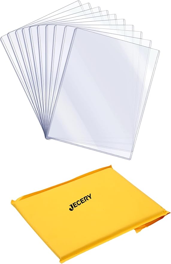 Jecery 10 Pack 8.5 x 11 Inch Rigid Sheet Protectors, Certificates and - Image 8