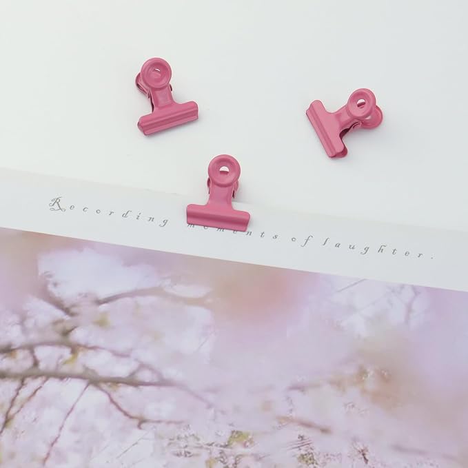 Xiaoyztan 20 Pcs Small Binder Clips, 20 mm Bulldog Paper Clips Binder Bull Clip - Image 5