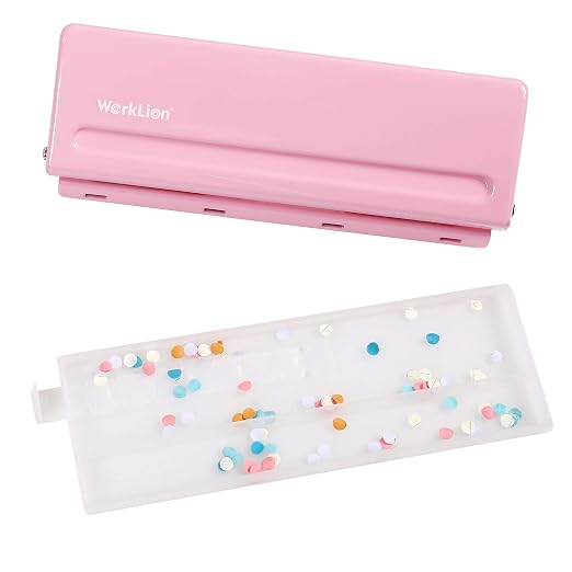 WORKLION Adjustable 6 Hole Punch: Metal Six Hole Puncher - Image 3